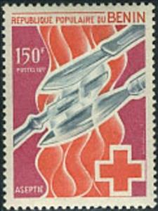 Stamp, The 150th Anniversary of the Birth of Joseph Lister, Benin,  