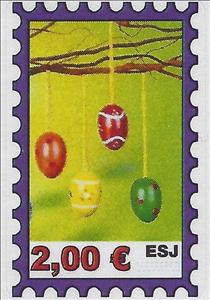 Stamp, Ostern, Germany, Modern Private Post Offices,  , Easter