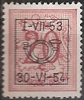 Stamp, Coat Of Arms, Belgium,  