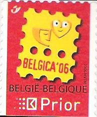 Logo Belgica 2006 Self-adhesive - bottom imperf