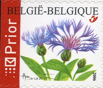 Corn Flower Self-adhesive - left imperf