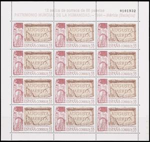 Mini Sheet, Roman Mérida, Spain,  , Anniversaries and Jubilees, Roman Empire, Sculptures