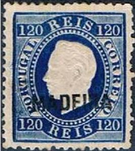 Stamp, D. Luís I, Perforated, Madeira Islands,  