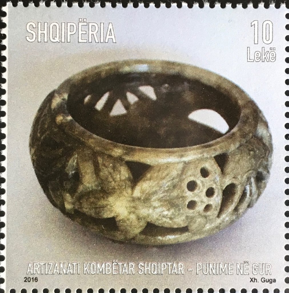 Albanian national handicrafts - Works in stone