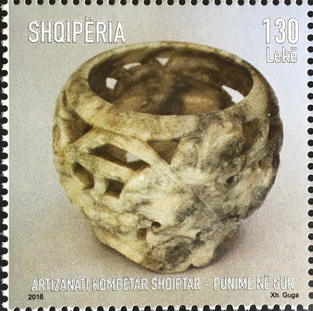 Albanian national handicrafts - Works in stone