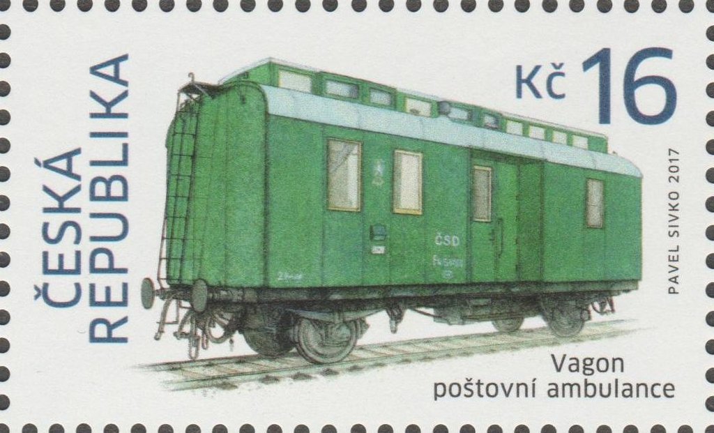 Historical Vehicles: Railroad mail car