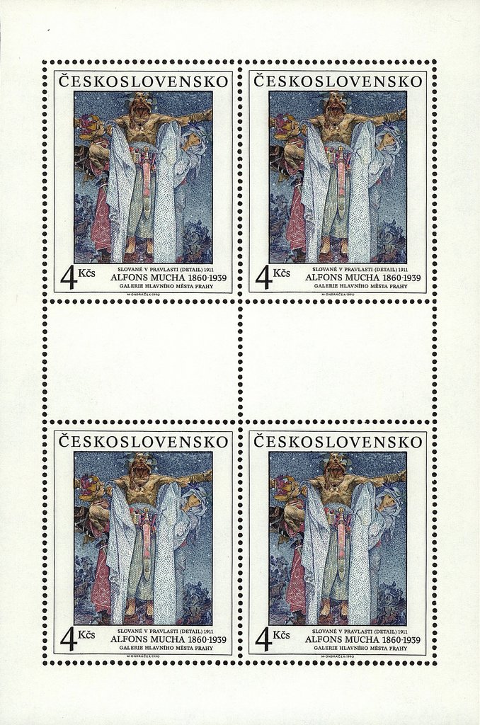 The Slavs in their Homeland by Alfons Mucha (1860-1939)