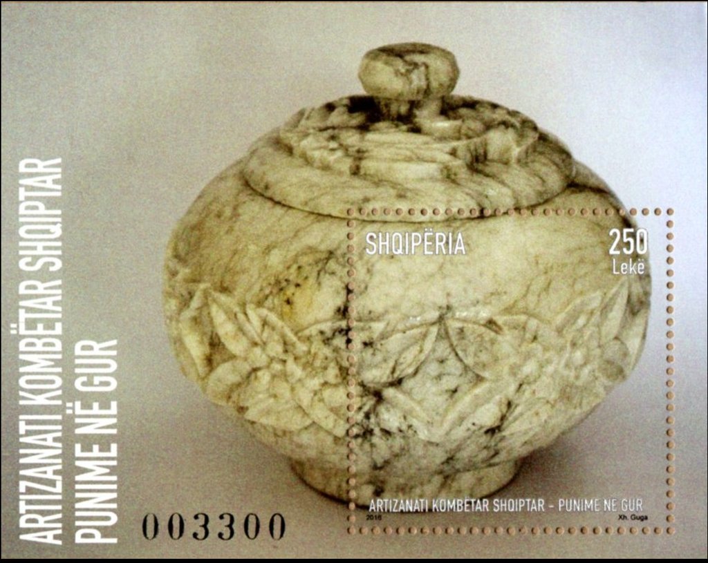 Albanian national handicrafts - Works in stone