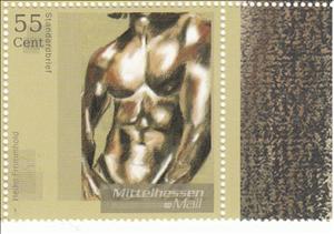 Stamp, Ausstellung „Liebesrausch“, Germany, Modern Private Post Offices,  , Art, Eroticism, Love