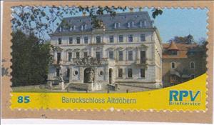 Stamp, Barockschloss Altdöbern, Germany, Modern Private Post Offices,  , Palaces