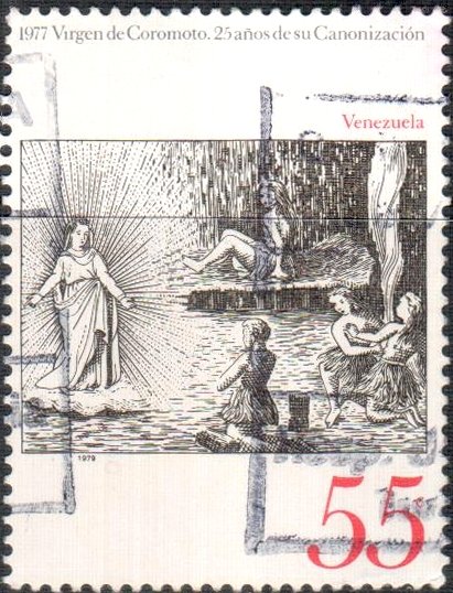 Appearance of the Virgin of Coromoto (1654) near the town o…