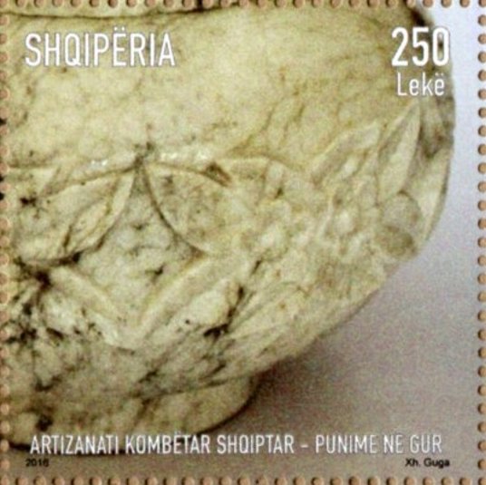 Albanian national handicrafts - Works in stone