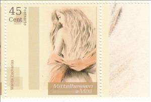 Stamp, Ausstellung „Liebesrausch“, Germany, Modern Private Post Offices,  , Art, Eroticism, Love