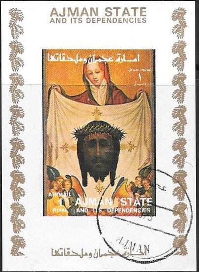 Head of Christ on the Abrasive cloth the veronika