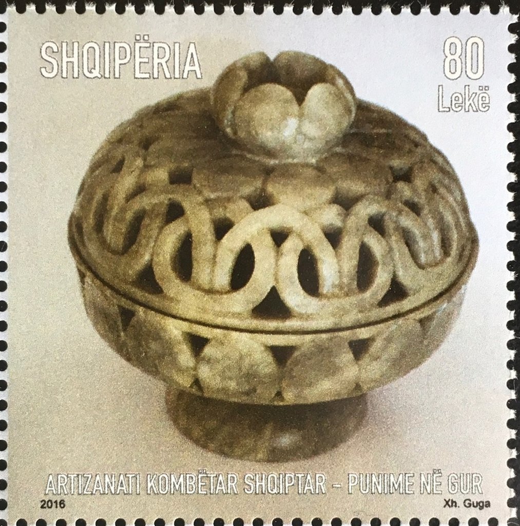 Albanian national handicrafts - Works in stone