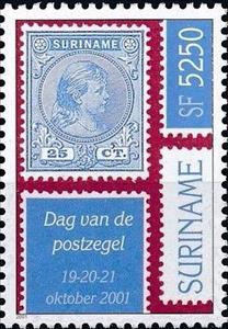 Stamp, Details of MiNr 33, Suriname,  , Stamps