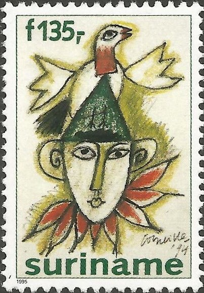 Clown with Bird