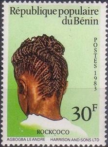 Stamp, "Rockcoco", Benin,  