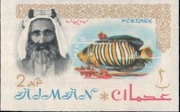 Sheik Rashid and Royal Angelfish (Pygoplites diacanthus)