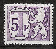 Stamp, Nieuw type, Belgium,  
