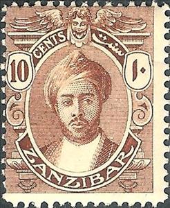 Stamp, Sultan Chalifa bin Harub, Zanzibar,  