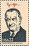 Stamp, Lyndon B. Johnson, United States of America,  