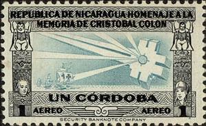 Stamp, Caravels of Columbus, Nicaragua,  