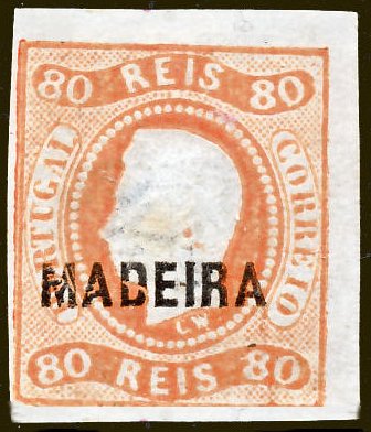 D. Luís I, Imperforated