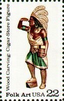 Stamp, Cigar Store, United States of America,  