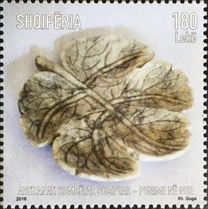 Stamp, Albanian national handicrafts - Works in stone, Albania,  