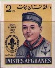 Stamp, Boy Scout, Afghanistan,  , Scouting