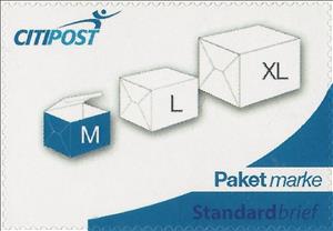 Stamp, Paket M, Germany, Modern Private Post Offices,  , Stamps