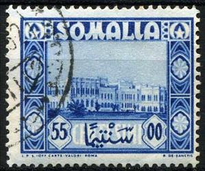 Stamp, Mogadischu, Italian colonies, territories and occupations,  