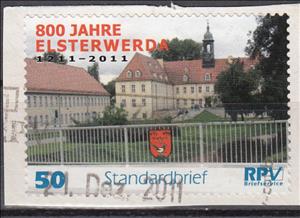 Stamp, 800 Jahre Elsterwerda, Germany, Modern Private Post Offices,  , Anniversaries and Jubilees, Townscapes / City Views