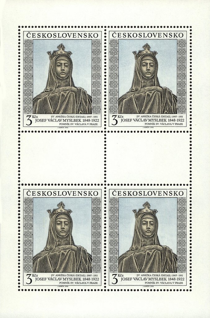 St. Agnes of Bohemia by Josef V. Myslbek (1848-1922)