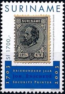 Stamp, Details of MiNr. 22, Suriname,  , Anniversaries and Jubilees, Stamps