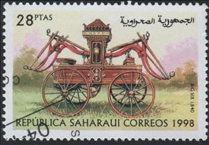 Stamp, Big Six 1840, Cinderellas,  , Fire-brigade