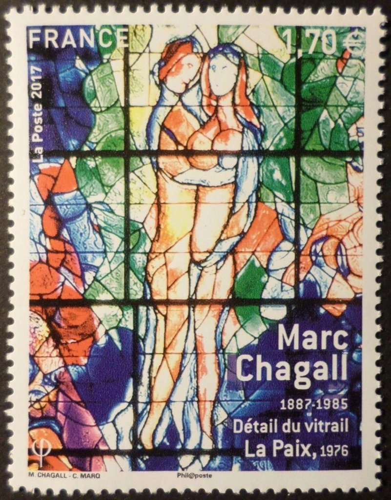 "The Peace" (detail, 1986), by Marc Chagall