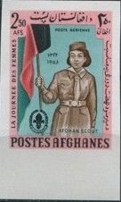 Girl with flag