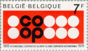Stamp, COOP, Belgium,  , Anniversaries and Jubilees