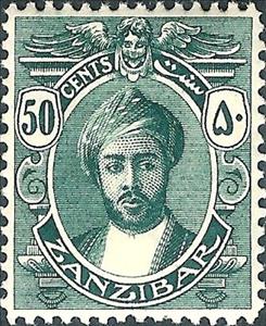 Stamp, Sultan Chalifa bin Harub, Zanzibar,  