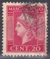 Revenue Stamp, Italy turreted, Italy,  , Headgear, Industry