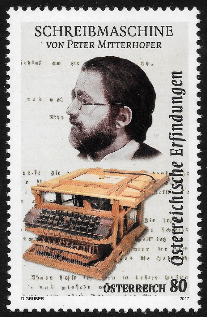 Typewriter - Peter Mitterhofer