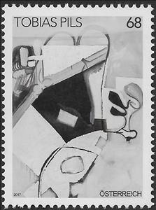 Stamp, Tobias Pils, Austria,  , Art