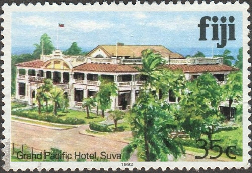 Grand Pacific Hotel, Suva - imprinted 1992