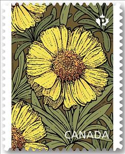 Stamp, Tetraneuris herbacea, Canada,  , Flowers, Plants (Flora)