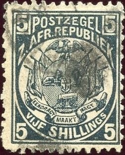 Stamp, Wagon with One Shaft, South Africa - States and Colonies,  , Coats of Arms, Flags