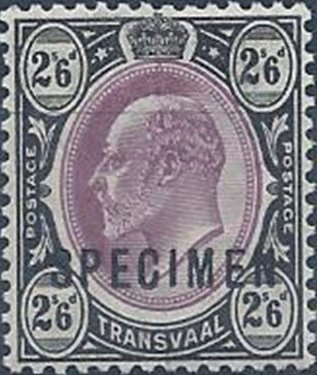 Edward VII, overprinted