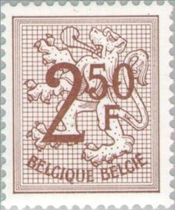 Stamp, Heraldic lion, Belgium,  , Heraldic Animals, Coats of Arms