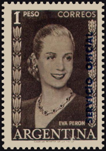 Eva Peron, ovpt.